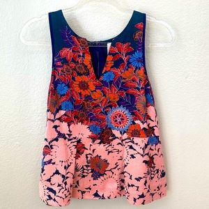 Anthropology, floral peplum top from HD in Paris size 4